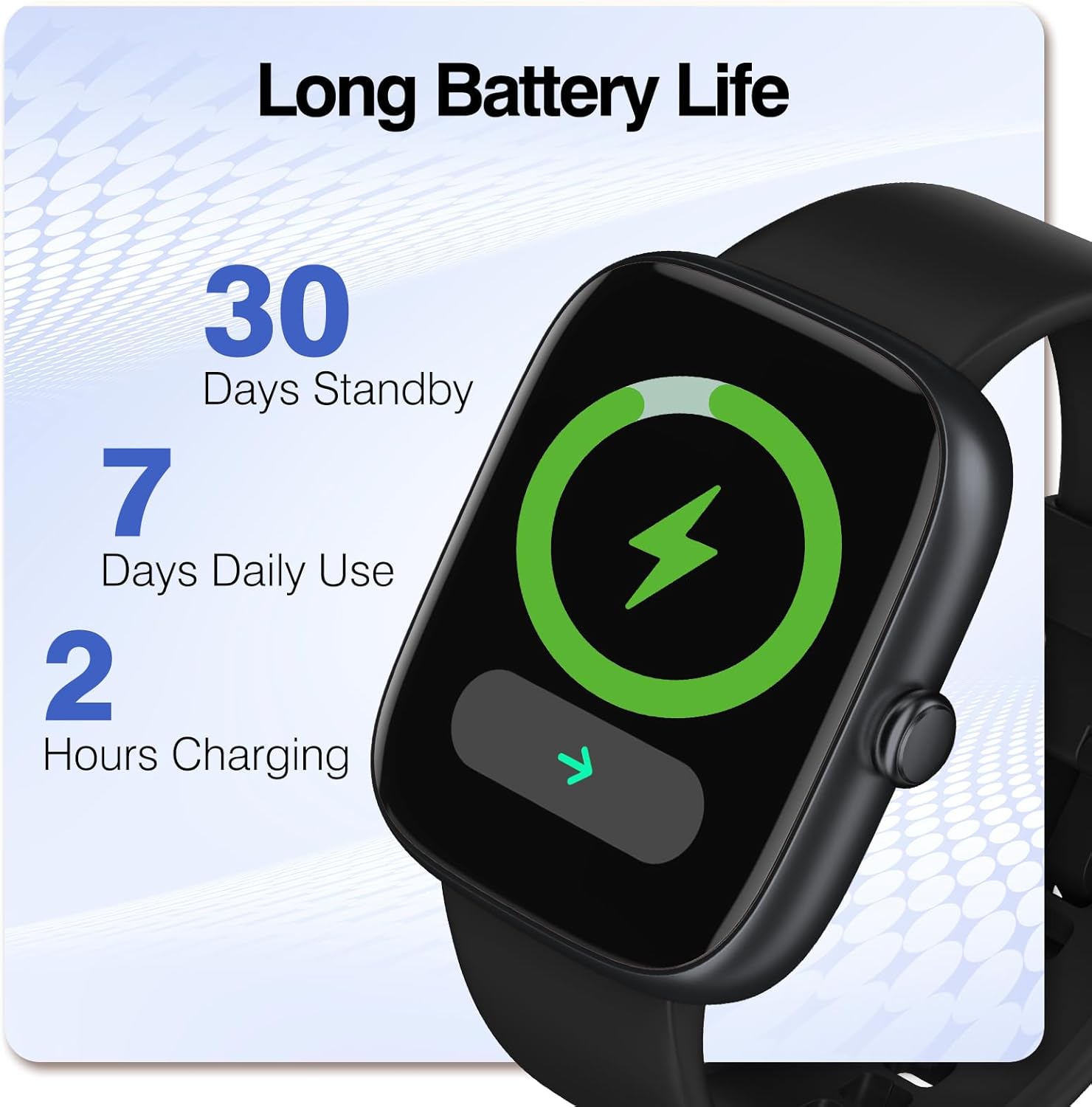 DAVIKO Smart Watch Senior Friendly Large Font No App/Phone Required Fitness Tracker, Waterproof Pedometer Watch with Step Counter Calories/Sleep Tracker for Walking Running for Men Women 8 71cpJT1DCVL. AC SL1500