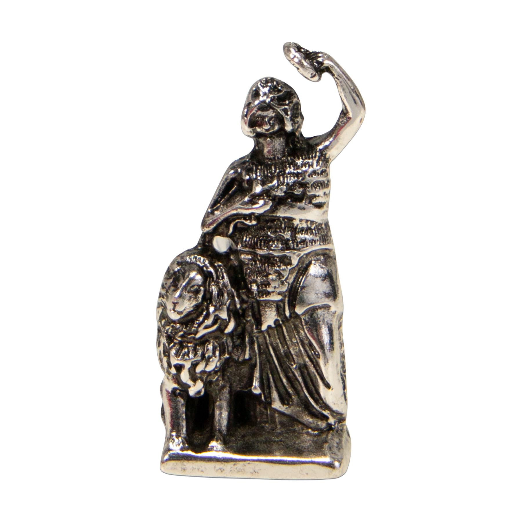 München Ansteck-Pin Für Tracht - Antik Silber, 2cm Dirndlschmuck