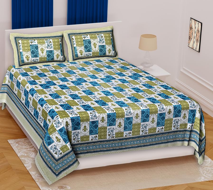 DREVO LIFESTYLE Premium 100% Cotton Bedsheet Set - Soft Super King Bed Sheet with 2 Pillowcases - Breathable & Luxurious Bedding for a Comfortable Nights Sleep SK07 (B0CP8FKDG9) Amazon Price History, Amazon Price Tracker