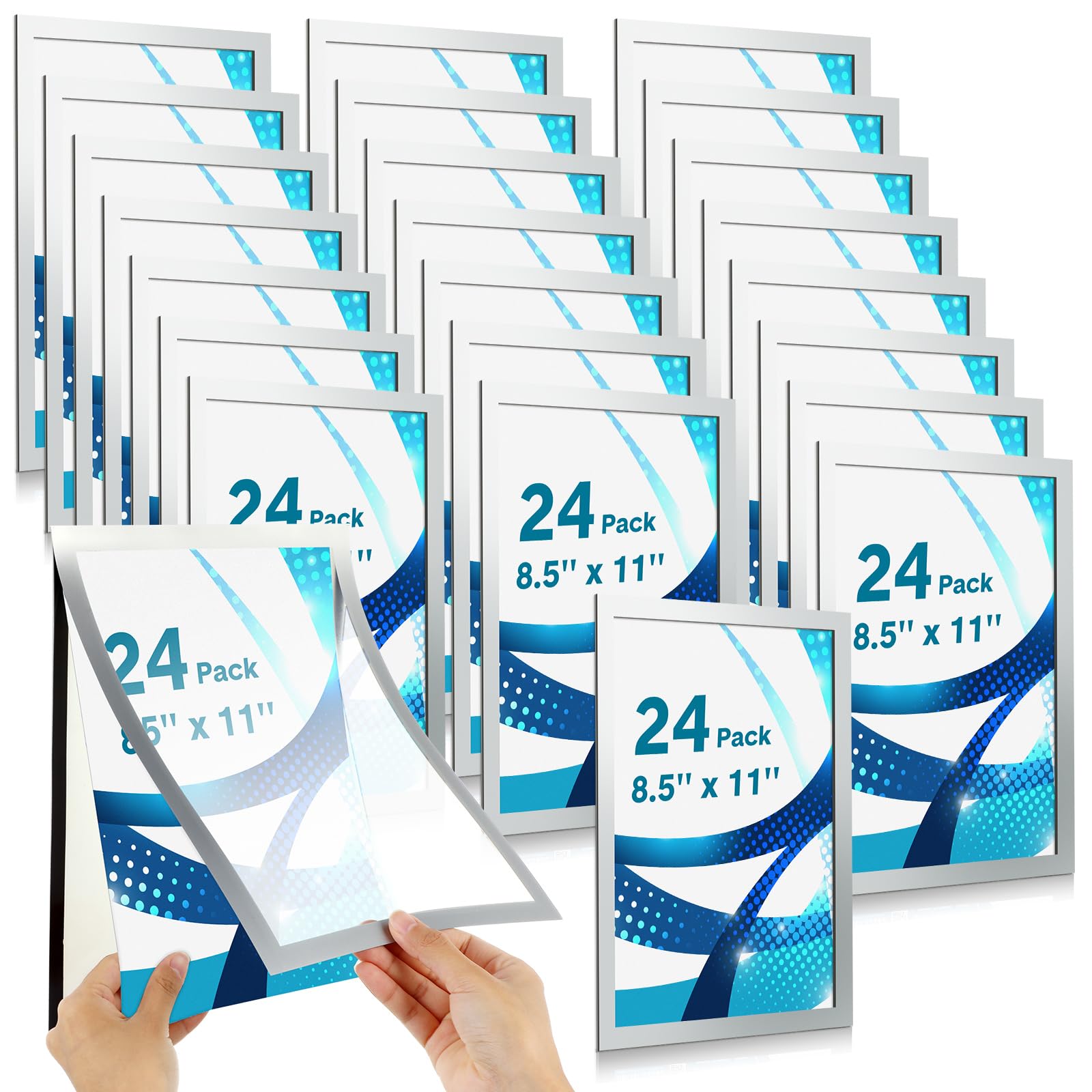 Amazon.com : Leinuosen 24 Pcs 8. 5 x 11 Inch Magnetic Signs