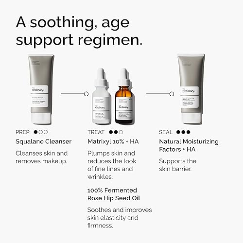 Vista 5 de The Ordinary Matrixyl 10% + ácido hialurónico, suero antienvejecimiento para líneas finas y arrugas, 1 onza líquida