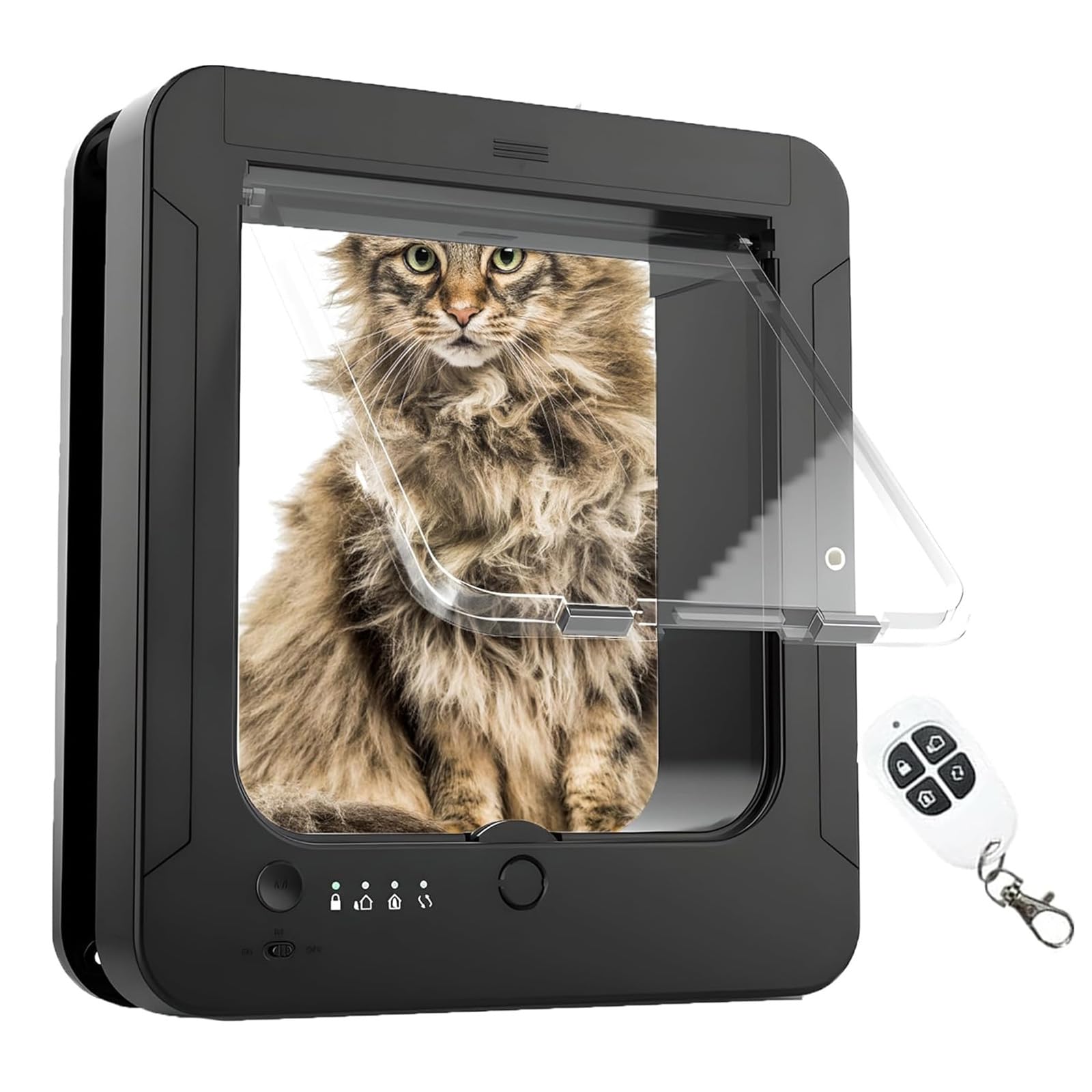 Chatière à puce électronique pour protéger votre maison des chats errants la nuit