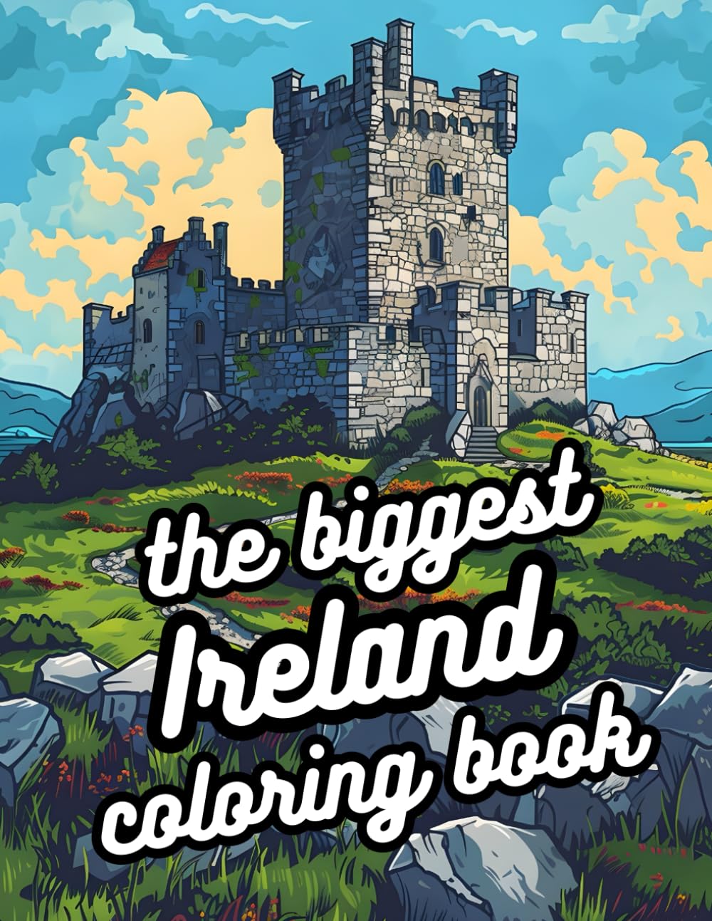 The Biggest Ireland Coloring Book (Wanderlust Series Coloring Books for Travelers)