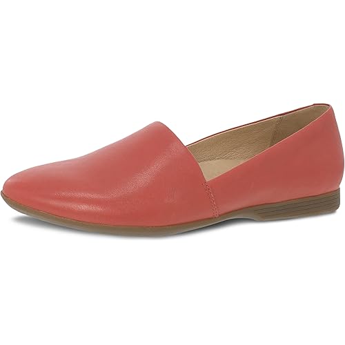 Dansko Larisa Slip-On Flats for Women – Comfotable Flat Shoes with Arch Support – Versatile Casual to Dressy Footwear – Lightweight Rubber Outsole