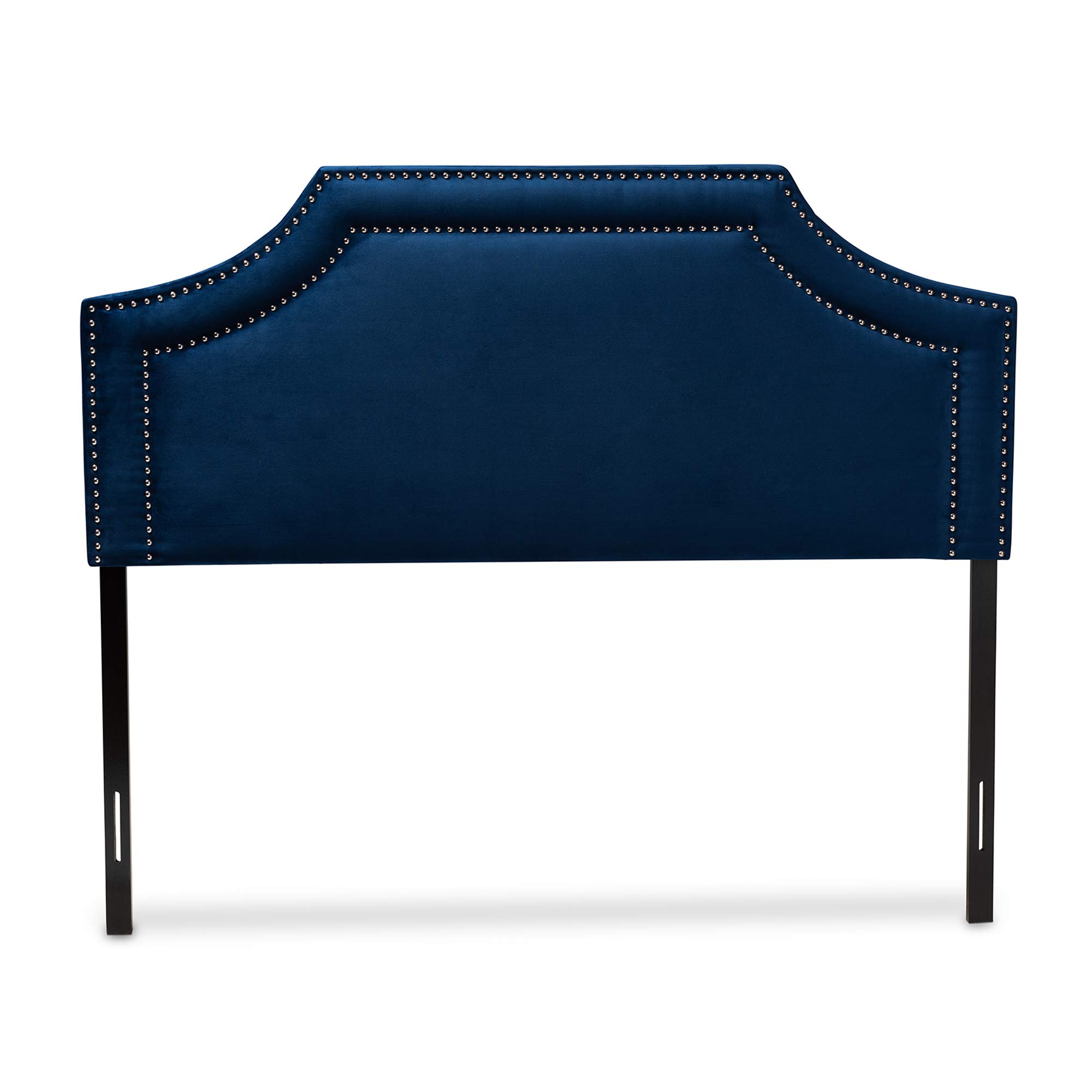 Baxton StudioHeadboards, King, Navy Blue