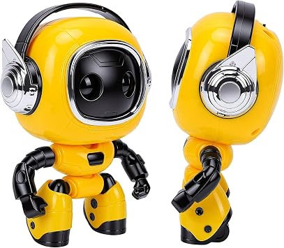 Topiky AI Desk Robot Companion, AI Robot Intelligent Chat (yellow)