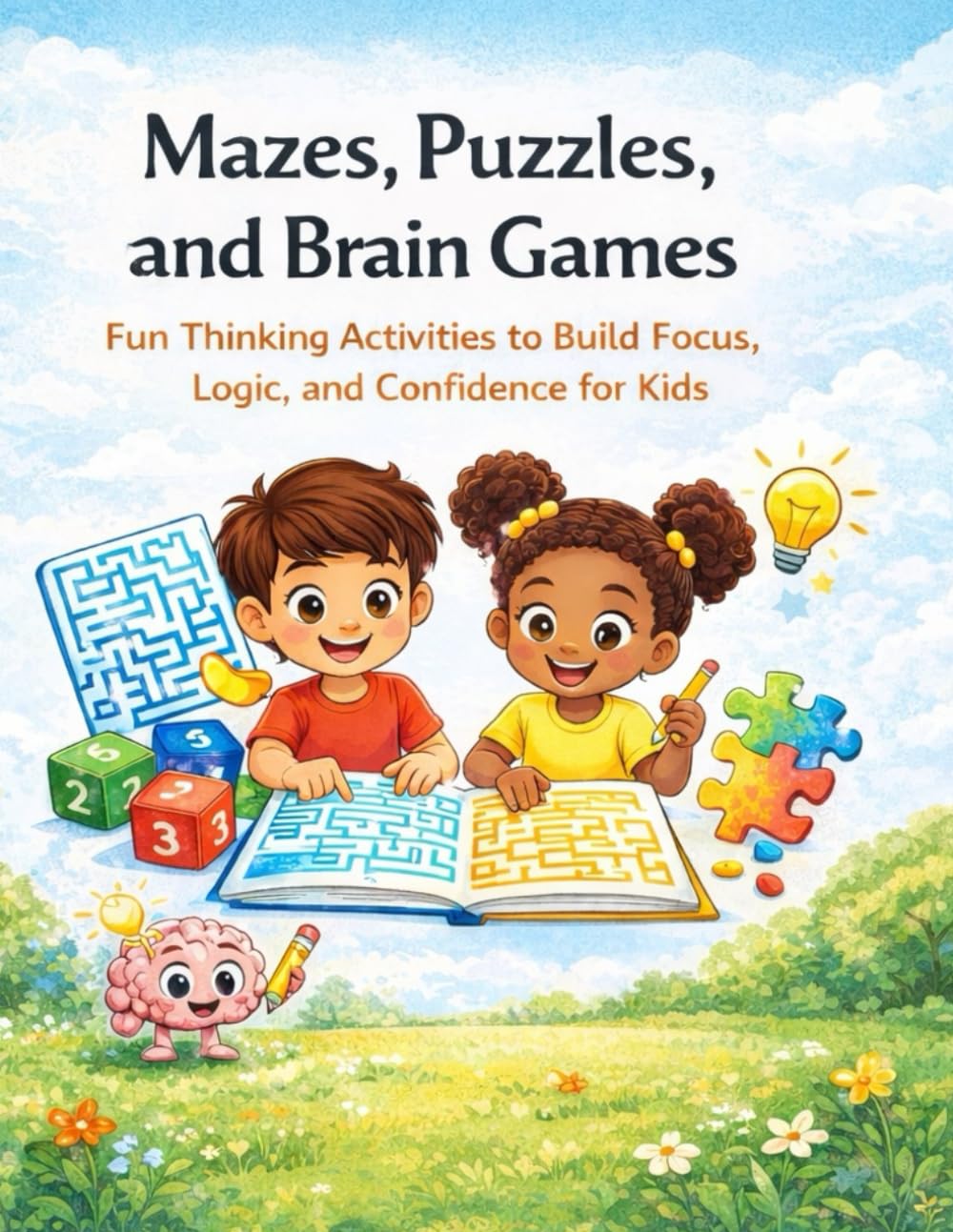 Mazes, Puzzles, and Brain Games: Fun Thinking Activities to Build Focus, Logic, and Confidence for Kids