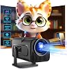 IOIUSKKU 1080P Mini Projector Support Android 11.0 HY320 LED Projector Outdoor Portable Movie Projector with WiFi and Bluetooth