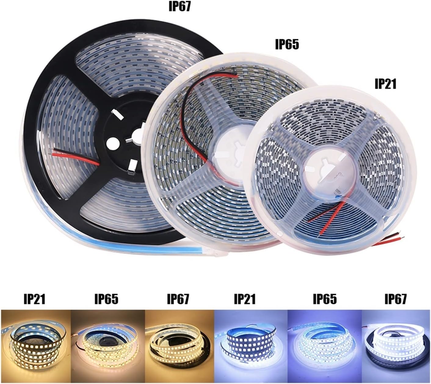 LED Strip Light 12V 5m SMD 5054 SMD5050 120LED/m 12 V Flexible Led Lamp Tape Cold White/Warm White (Color : Cold White, Size : 5m 600LEDs)