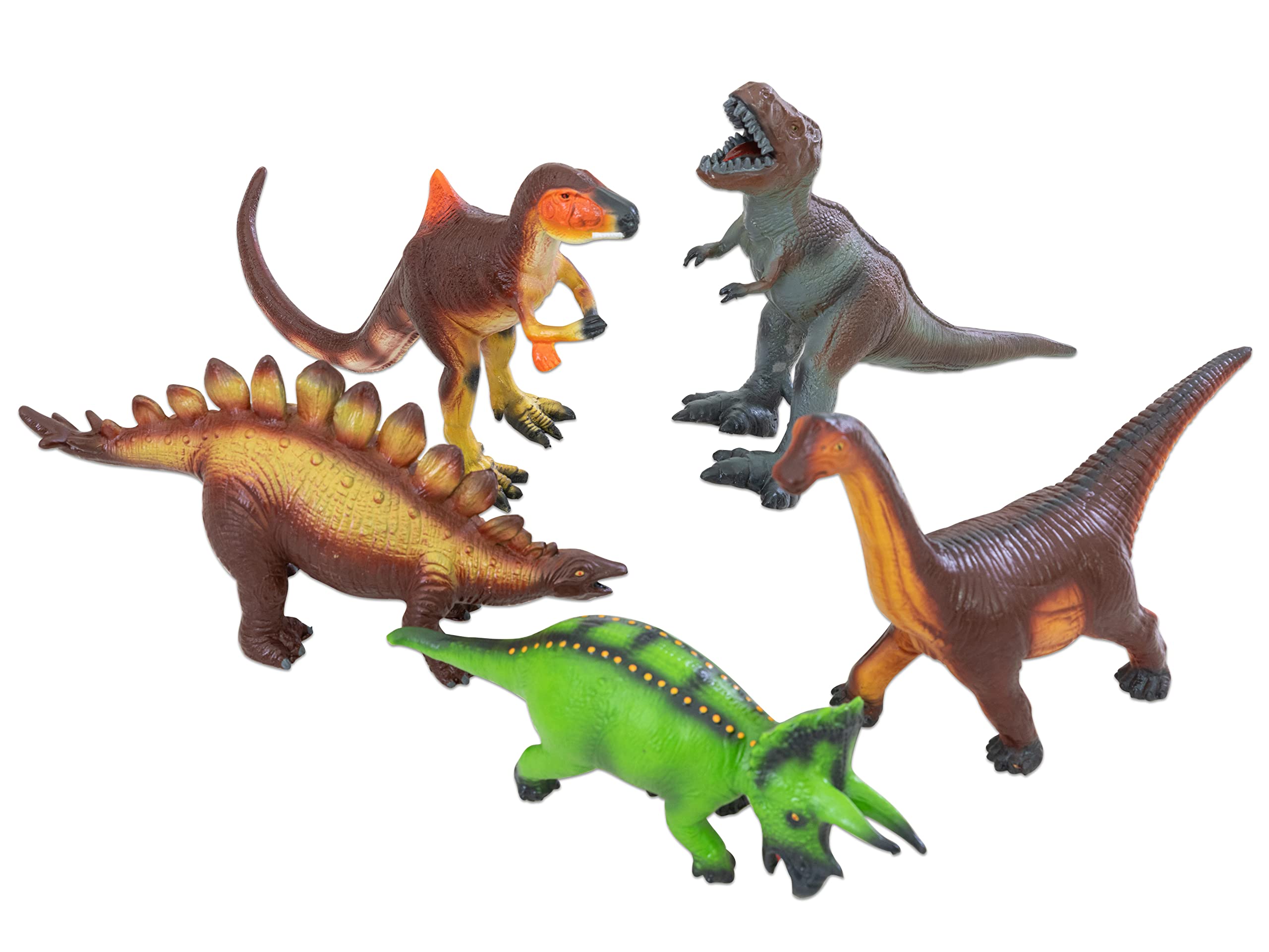 Betzold Dinosaurier Soft-Tier-Set Naturkautschuk - weiche Spielfigur abwaschbar