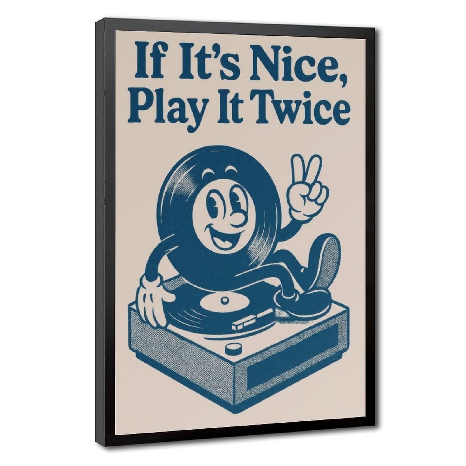 LXWNZE Poster vintage, decorazione artistica musicale (100), poster su tela, decorazione per camera da letto, ufficio, stanza, regalo, 50,8 cm di lunghezza x 76,2 cm di larghezza