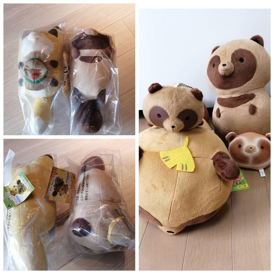 初期タヌキとキツネタヌキぬいぐるみまとめセット