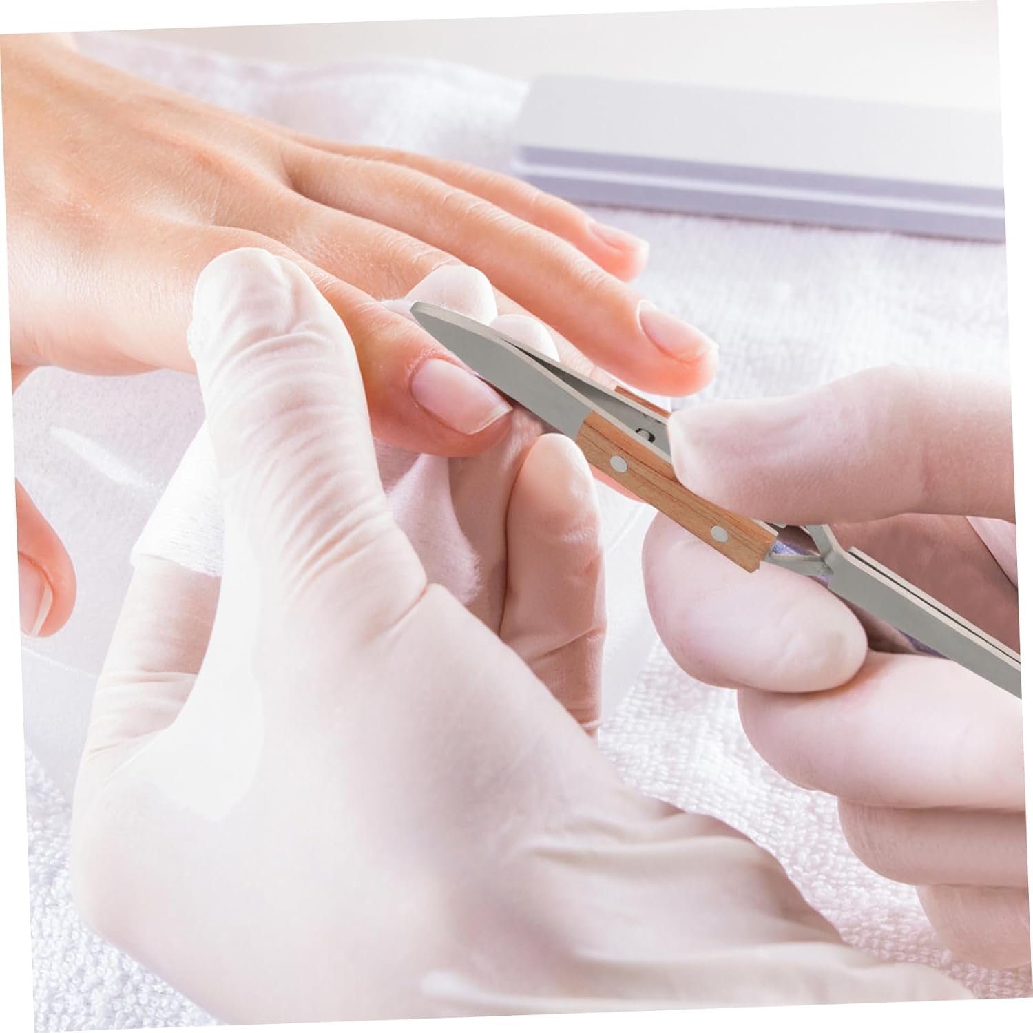 Mikinona Nail Pinching Clip Nail Art Tweezers for Manicure Nail Shaping Tool for Nail Salon Precision Nail Pinching Clips for Nail Art