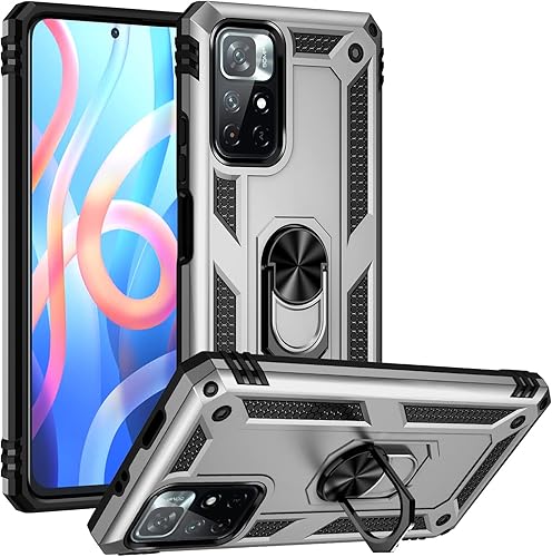 Elubugod Funda para Xiaomi Poco M4 Pro 5G, soporte magnético para automóvil para Xiaomi Redmi Note 11S 5G 22031116BG  Redmi Note 11T 5G 21091116AI