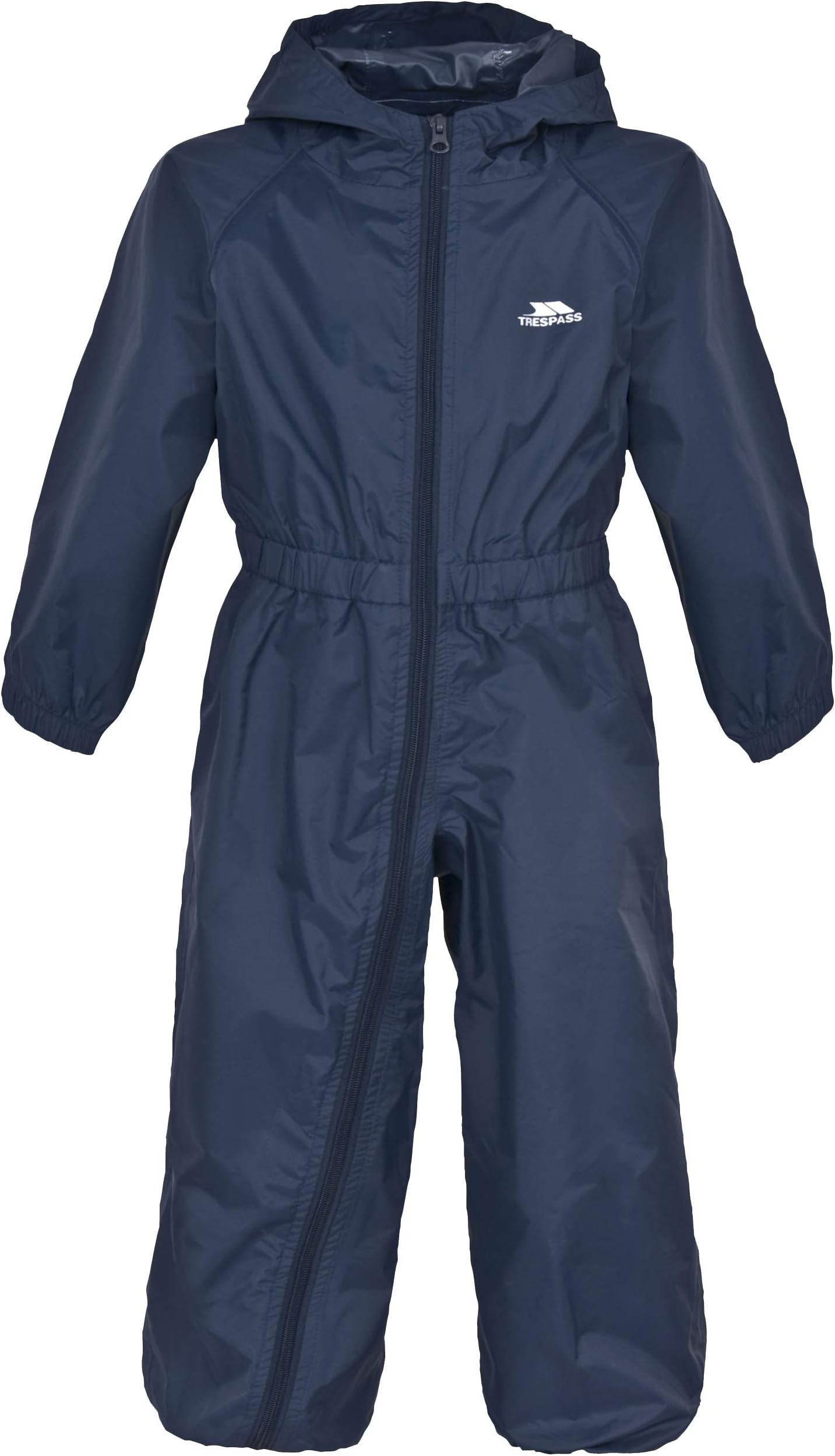 Unisex Kids Button Waterproof Rain Suit With Hood