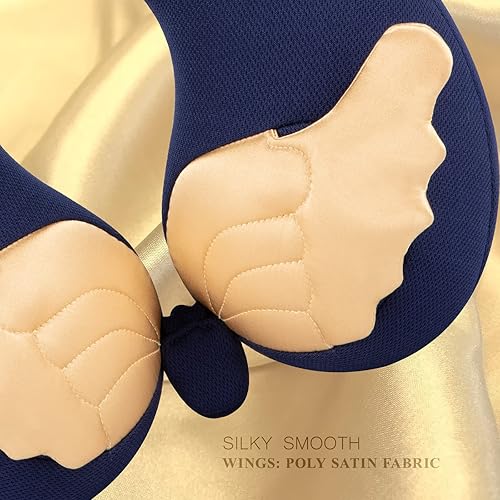 Miniatura 5 de Almohada cervical para viajes, almohadas para aviones con un par de bonitas alas que proporcionan soporte para el cuello, almohada de vueloautomóvil