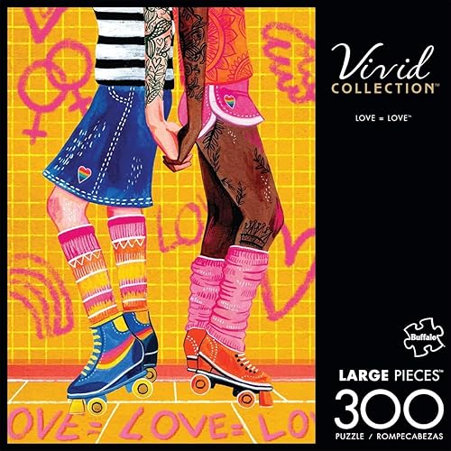 Miniatura 3 de Buffalo Games - Miriam Bos - Love = Love - Rompecabezas de 300 piezas para adultos - Rompecabezas desafiante perfecto para noches de juego - El