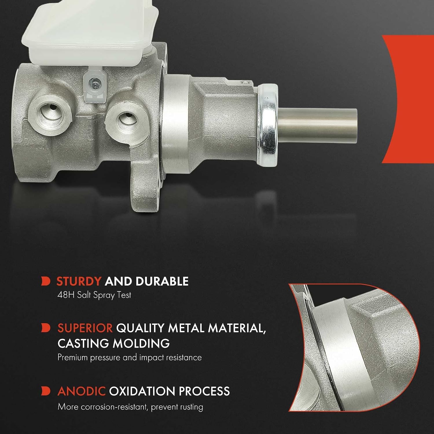 A-Premium Brake Master Cylinder with Reservoir and Cap Compatible with Saturn Vehicles - Ion 2003 2004 2005 2006 2007