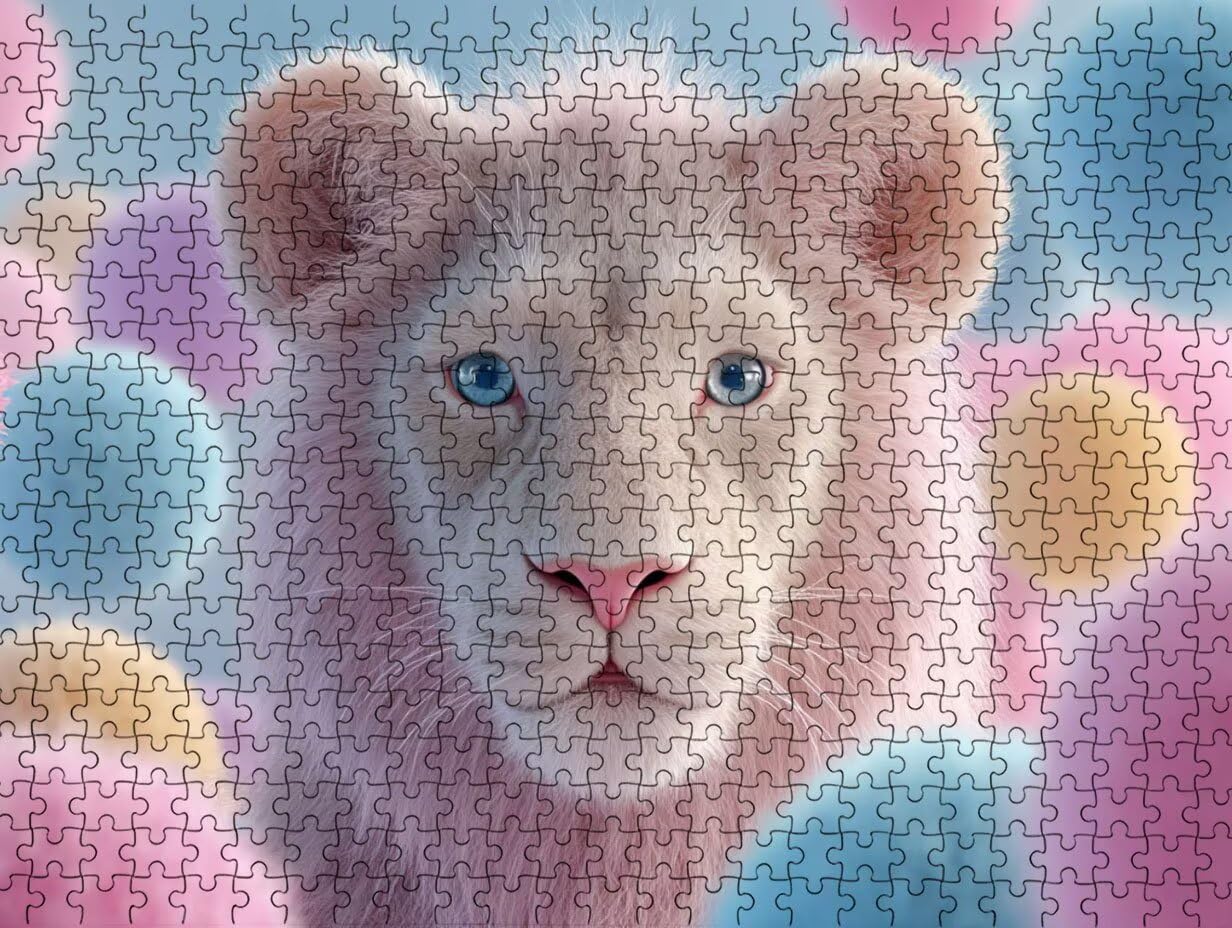 Puzzle per Adulti 3000, Palla Leone, legno Classico Puzzles LDYQS6-536