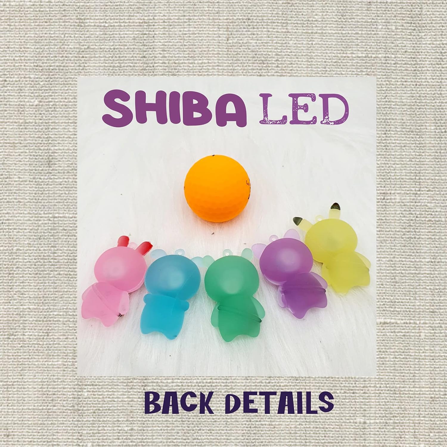 review Shiba LED Golf Ring Golf Tee Hanger 5 Types Golf Tee Ring Golf Accessories Golf Gift Set