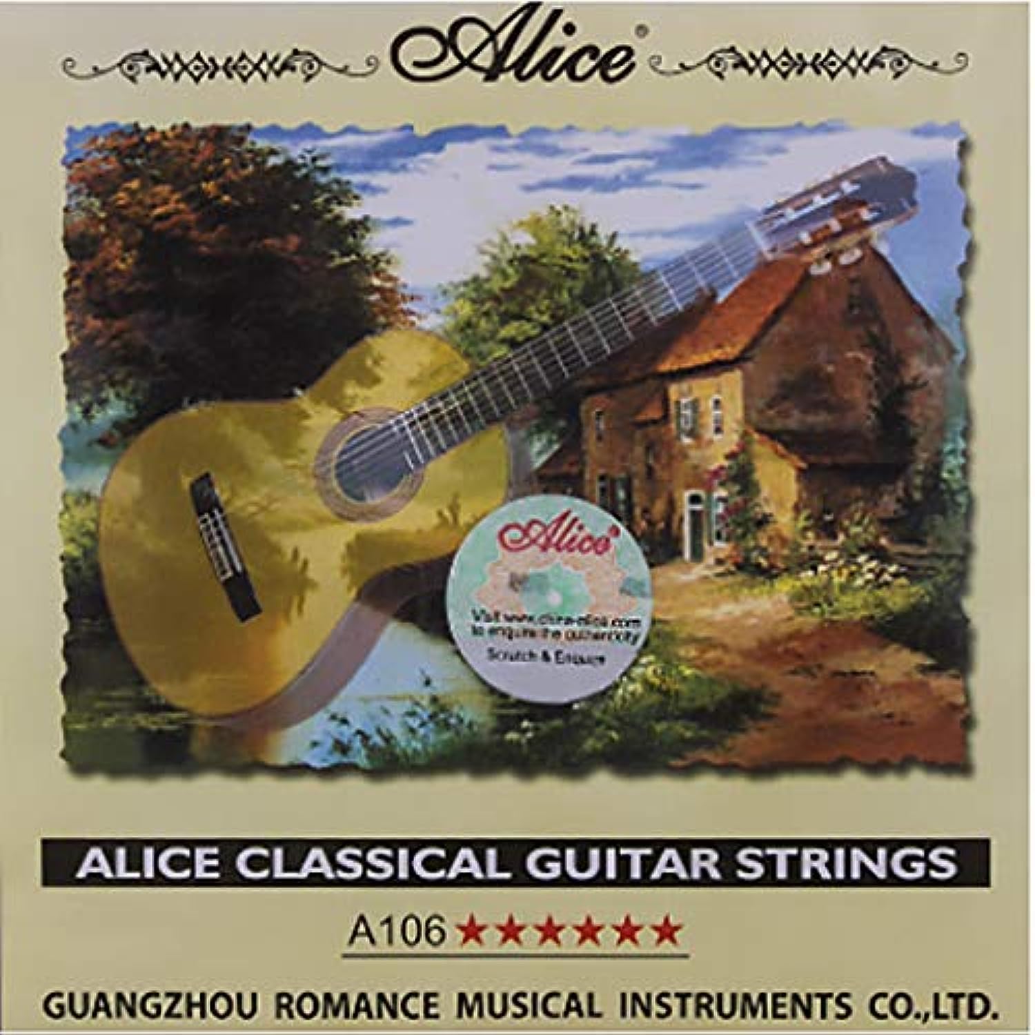 Alice A106 Klasik Konser Gitarı Telleri, Naylon, Sert Tension