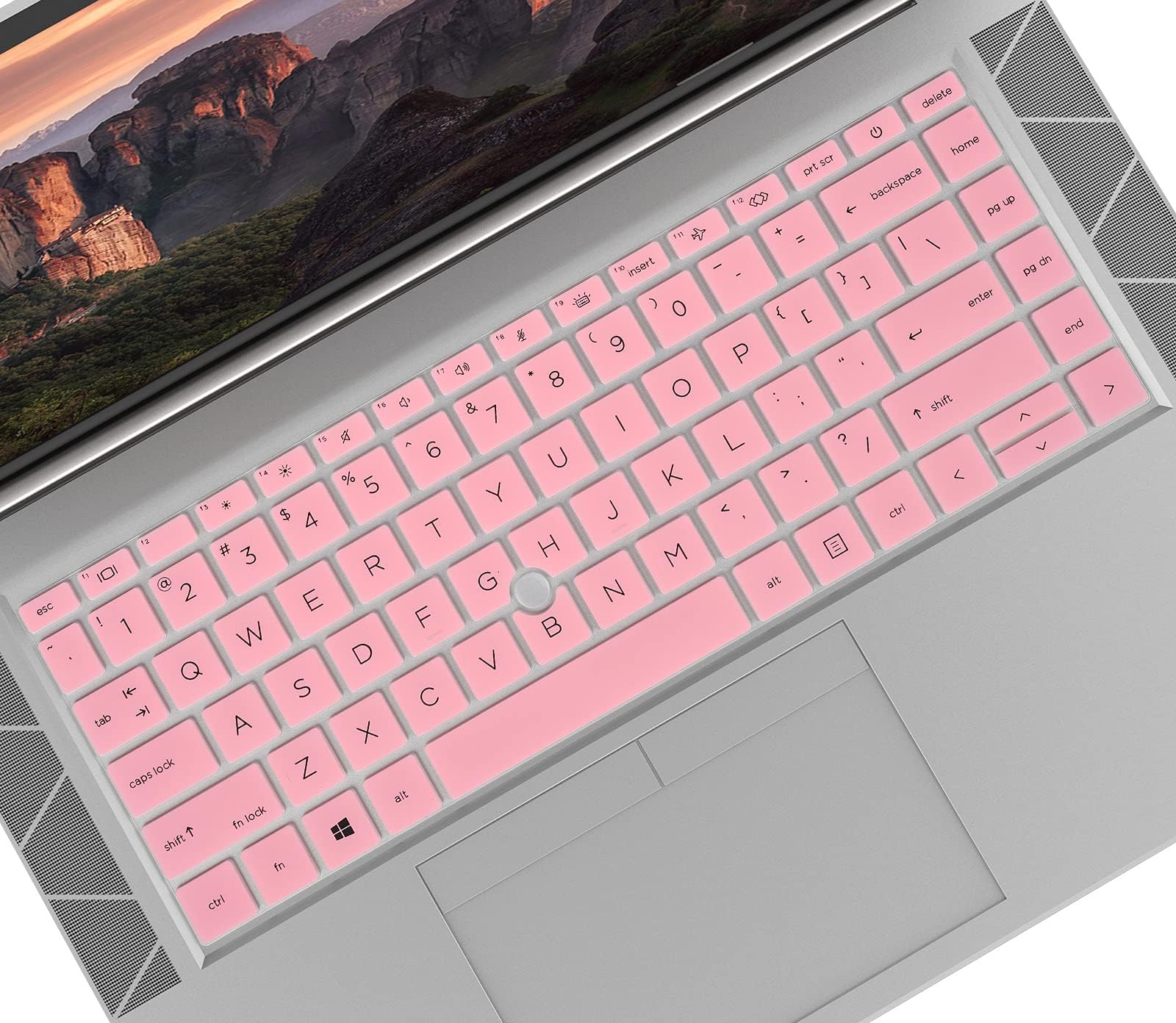 Keyboard Cover Skin for 14" HP EliteBook 840 G7 G8 Notebook PC,14" HP EliteBook 845 G7 G8 Keyboard Protector[Not for HP Elitebook 840 G5/G6]-Pink