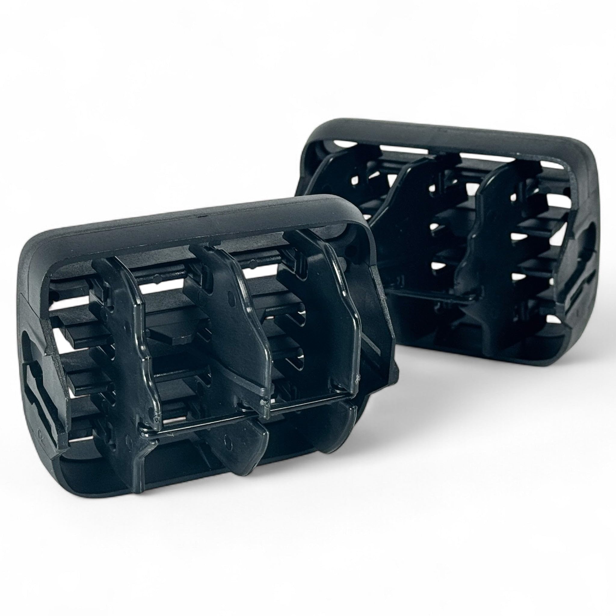 Set di 2 griglie di ventilazione anteriore centrale sinistra e destra per cruscotto compatibili con Renault Clio II e Thalia I OEM: 7702258279 7702258280