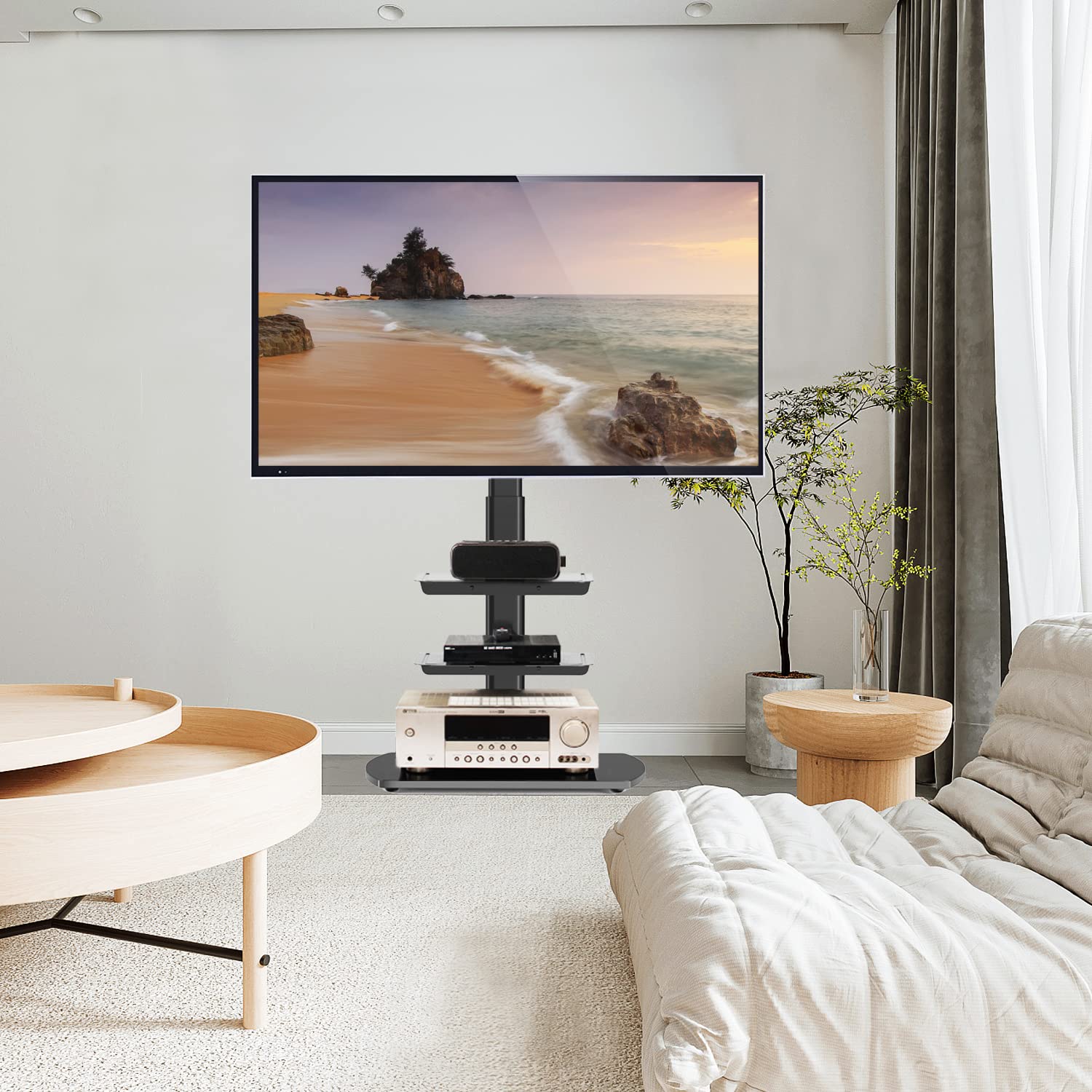 Amazon.co.jp: TVON テレビスタンド壁寄せ テレビスタンド 32~65 
