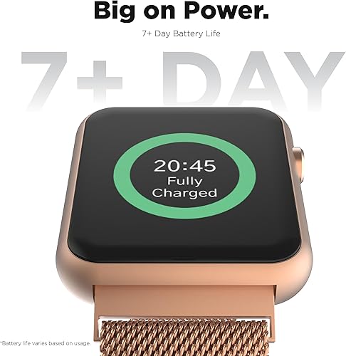 Miniatura 5 de iTouch Air 4 Smartwatch - Monitor de actividad física, monitor de frecuencia cardíaca, esfera de reloj personalizable, rastreador de actividad y