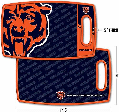 Vista 111 de YouTheFan NFL Baltimore Ravens Logo Series Tabla de cortar