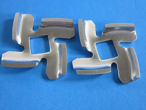 Miniatura 2 de Cuchillas de repuesto para la picadora de carne FGA 1 y 2. Se adapta a la unidad de plástico blanco original. **No es compatible con la KSMFGA**