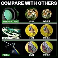 Vista 2 de 16x52 Mini Telescopio Monocular de Alta Potencia para Adultos, Regalos de Cumpleaños para Hombres Papá Él Marido Niños Adolescentes, Alcance