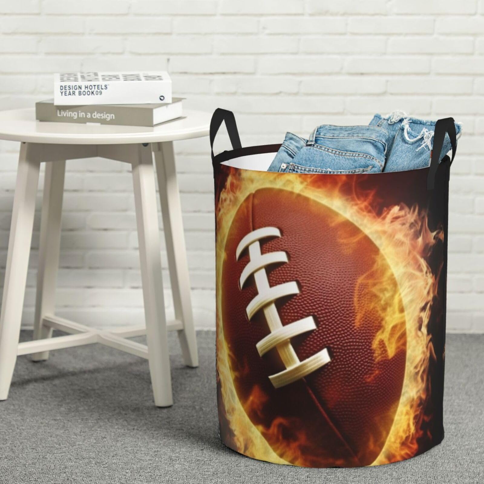 Panier linge autoportant grand sac pliable contre humidité chambre