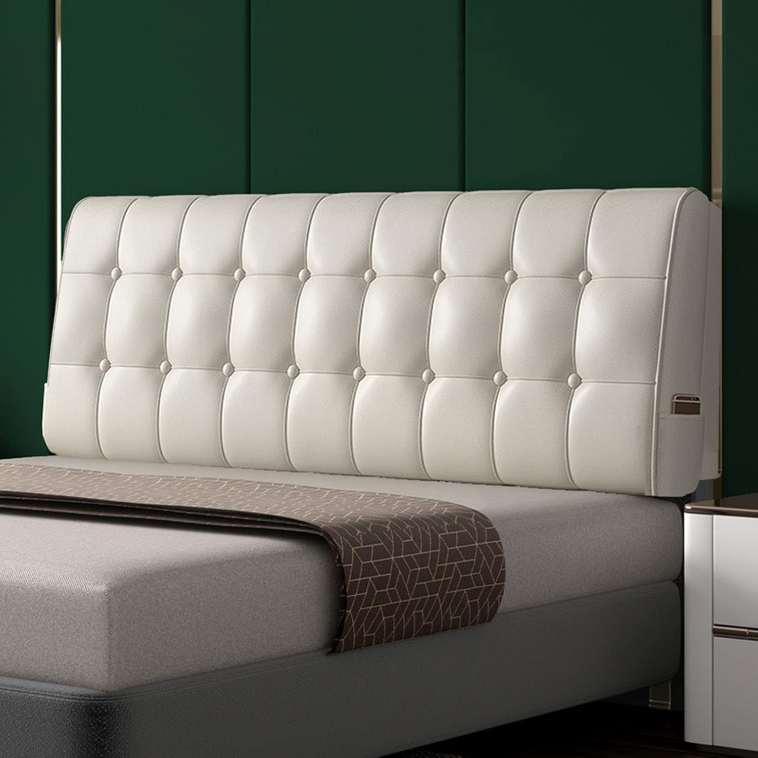Funda Protectora Elástica Para Cabecero De Cama, C... - Grandado
