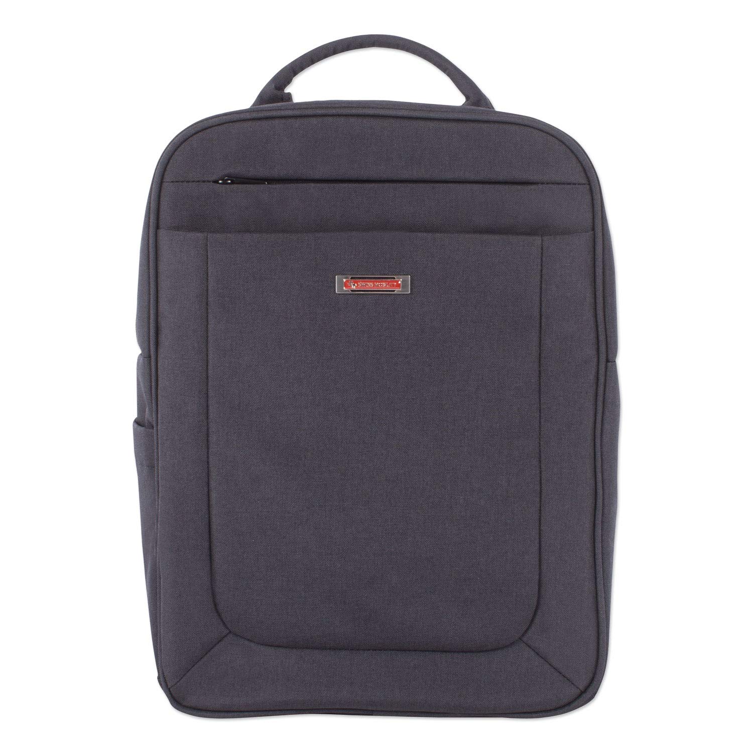 THE BUGATTI GROUP INCSwiss Mobility BKP1012SMCH Cadence 2 Section Business Backpack, For Laptops 15.6-Inch, 6-Inch x 6-Inch x 17-Inch, Charcoal