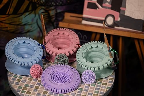 Miniatura 6 de Paint Puck - Copa para limpiar y enjuagar pinceles (todo en uno) para arte, estudio y aula, soporte de pinceles y sistema de limpieza de silicona