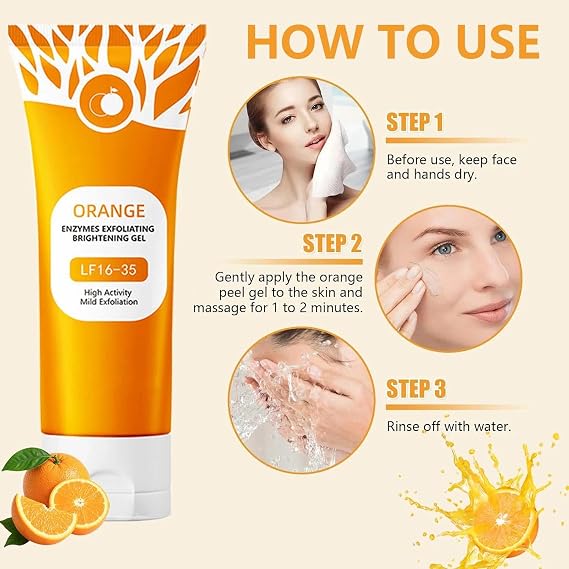 2PCS Orange Enzymes Exfoliating Gel