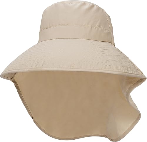 Miniatura 6 de Sombrero de pesca al aire libre de verano para mujer, sombrero de ala ancha UPF 50+, sombrero de pesca con protección UV, sombrero de senderismo con