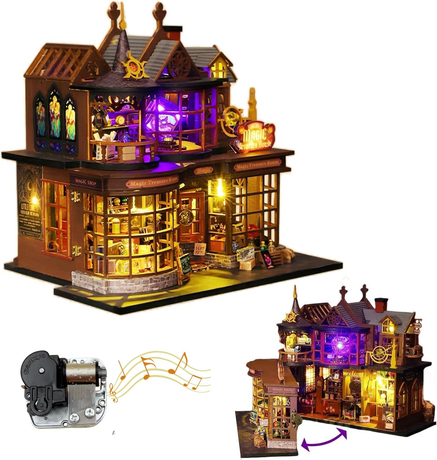Amazon | DIY 妖精の家 クラフトキット 魔法の森のエルフ 中型