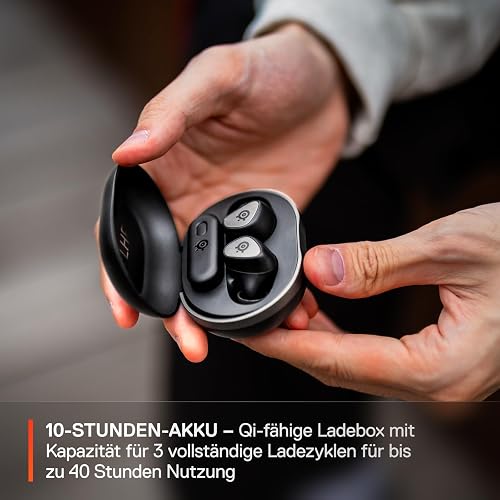SteelSeries Arctis GameBud pour Xbox - Écouteurs gaming sans fil - 2,4GHz + BT 5.3 - ANC/Transparence - Résistance à l’eau IP55 - Batterie de 40 H - Recharge sans fil - Xbox, PS5, PC, Switch 2 -Noir - 7