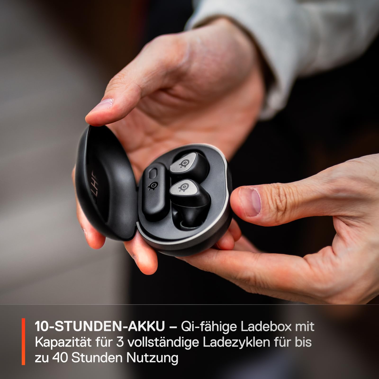 SteelSeries Arctis GameBuds für Xbox – Wireless In Ear Gaming Kopfhörer – 2,4GHz + BT 5.3 – ANC/Transparenzmodus –Wasserbeständig IP55 – 40H Batterie – Drahtloses Laden –Xbox, PS5, PC, Switch 2, Mobil