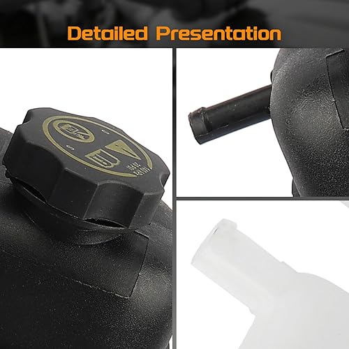 Miniatura 6 de Depósito de refrigerante con tapa para 07-2013 para Chevy Silverado Suburban Tahoe Avalanche 2007-14 para GMC Yukon Depósito de refrigerante