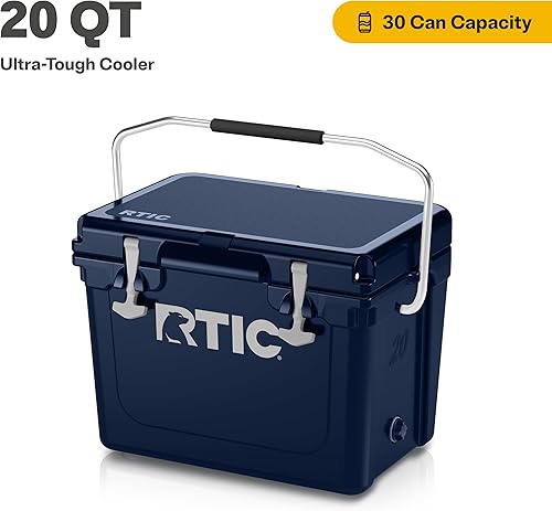 Miniatura 2 de RTIC 20 QT Hard Cooler Insulated Portable Ice Chest Box for Beach, Drink, Beverage, Camping, Picnic, Fishing, Boat, Barbecue