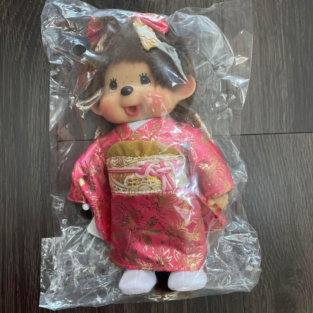 モンチッチ 振袖モンチッチ 女の子 高さ約20cm 振袖 袴 和装モンチッチ L