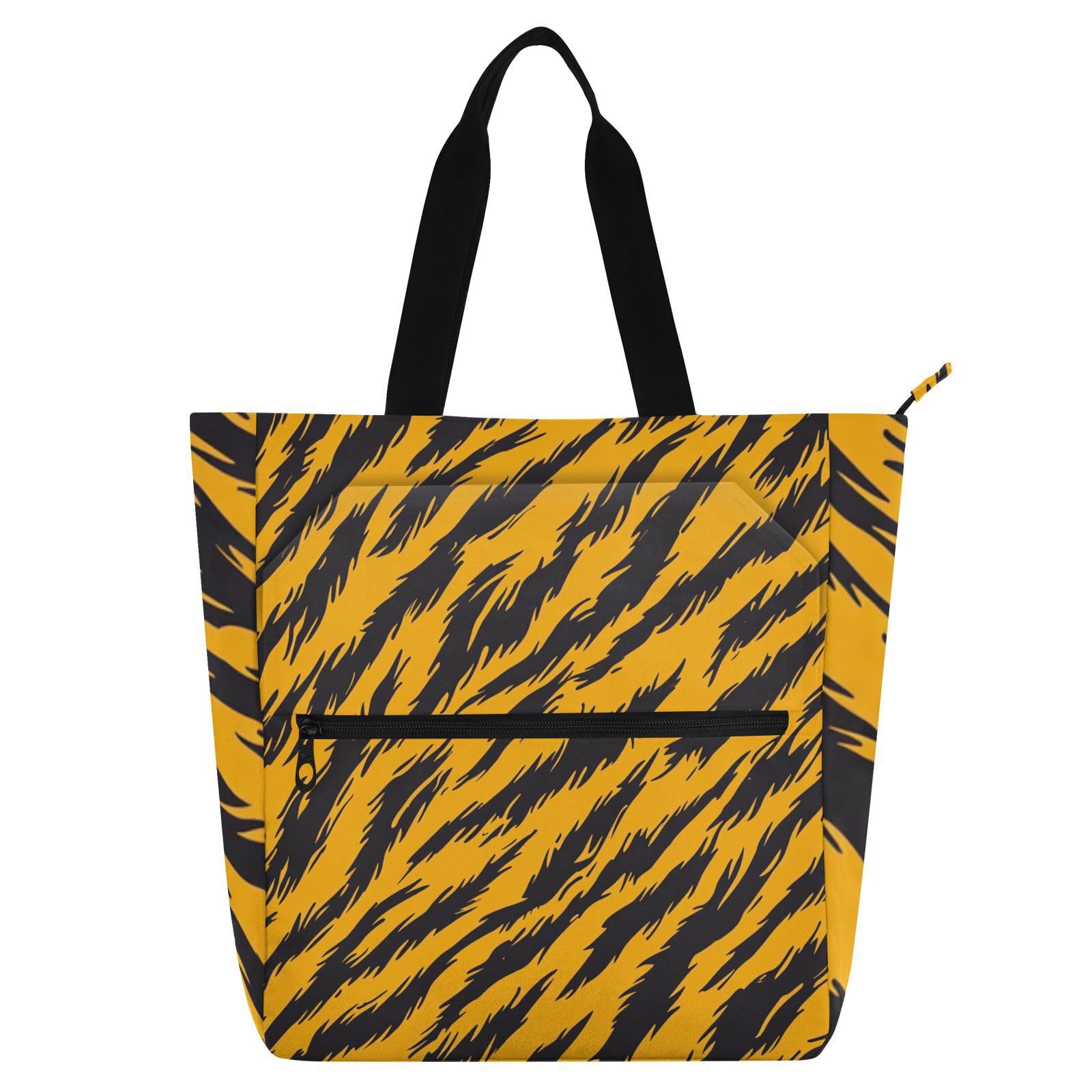Bolsas de mano para niños amantes de los libros: bolso resistente de leopardo para la escuela 8