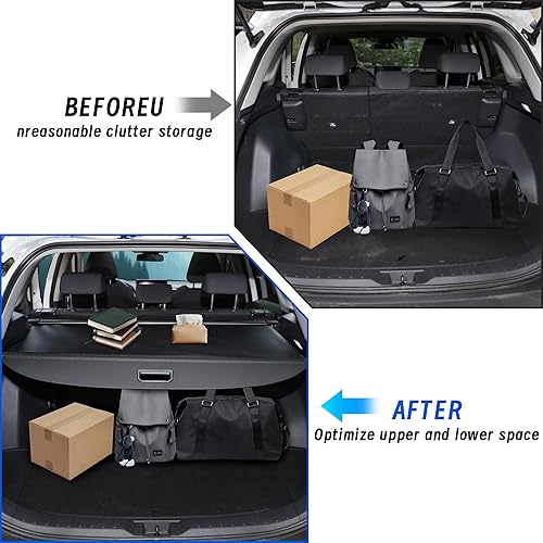 Miniatura 6 de Funda de carga para Toyota RAV4 2024 2023 2022 2021 2020 2019, accesorios, cubierta retráctil para maletero trasero de equipaje, cubierta de