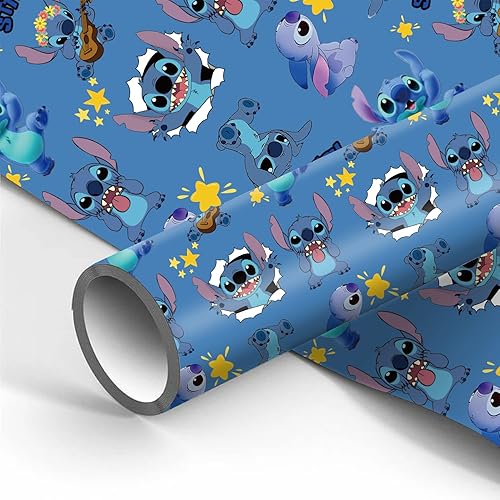 Miniatura 3 de EYQQM Papel de regalo, 2 rollos de 17 x 118 pulgadas, papel de regalo duradero, mini rollo de sorpresas, paquete de envoltura de regalo para