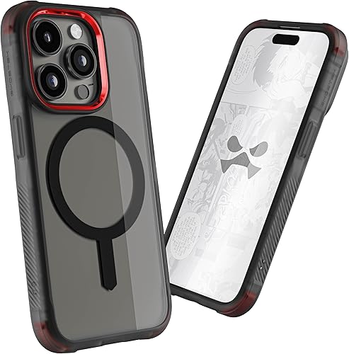 Ghostek Covert - Funda transparente para iPhone 15 Pro, compatible con accesorios MagSafe, silicona a prueba de golpes, funda minimalista para