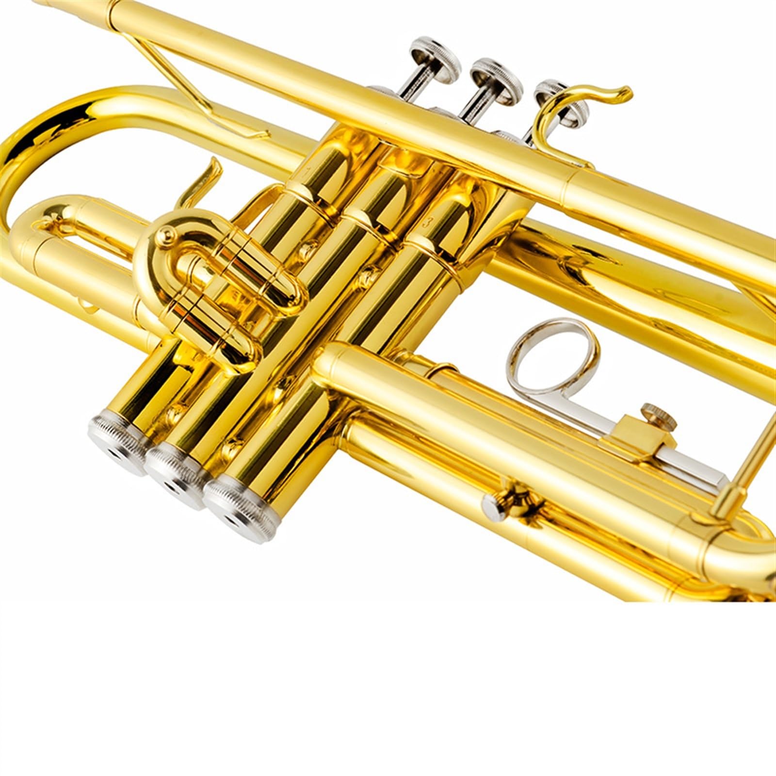 Strumento A Fiato In Ottone Laccato Oro Tromba Strumento A Fiato Per Principianti