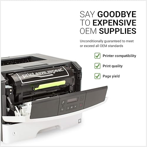 Miniatura 2 de Print.Save.Repeat. Lexmark 58D1X00 Cartucho de tóner remanufacturado de alto rendimiento para impresora láser MS725, MS823, MS824, MS825, MS826,